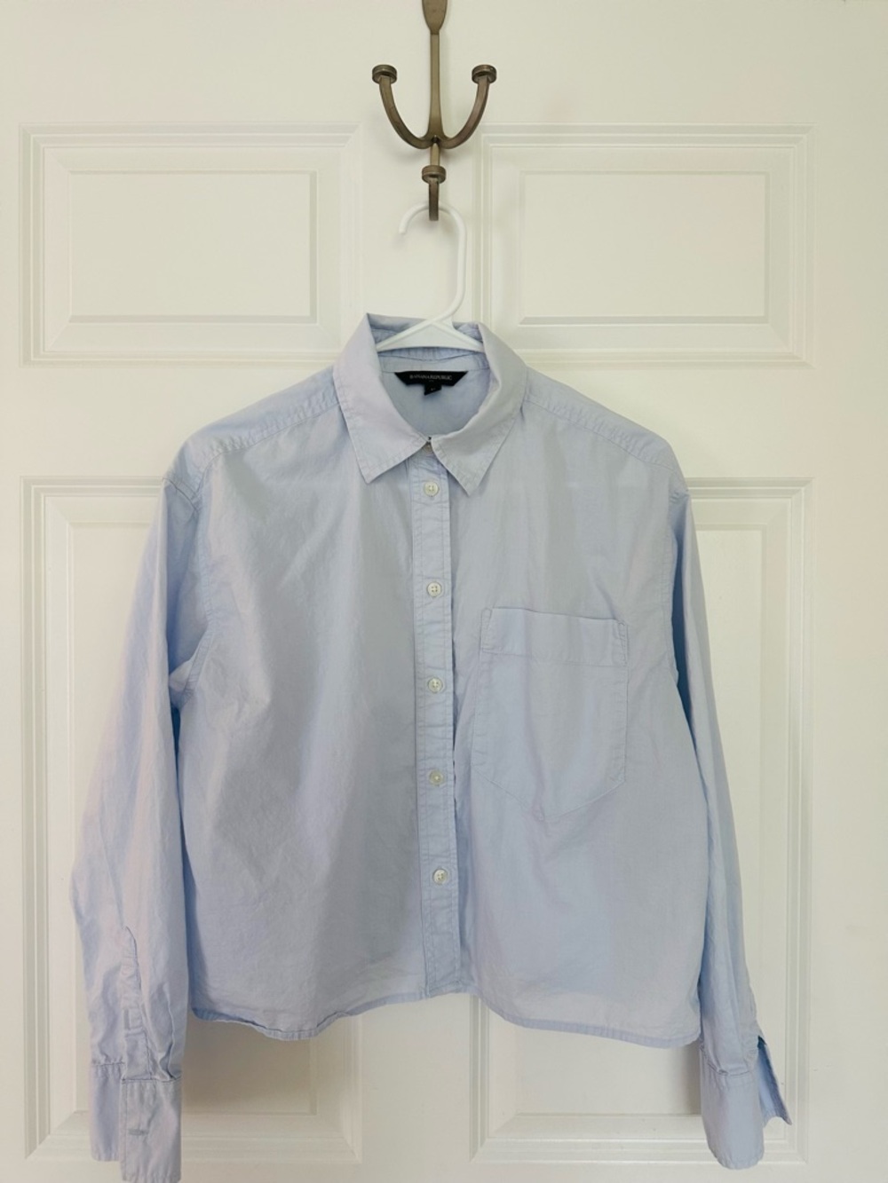 Banana Republic Light Blue Women's Button-Down Shirt
